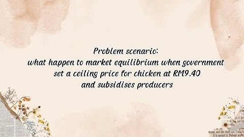DPB10013 MICROECONOMICS PROBLEM SCENARIO