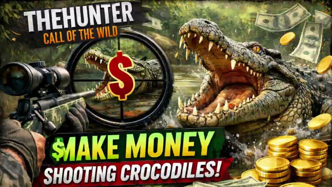 Make Money Fast By Hunting Crocodiles in theHunter: Call of the Wild