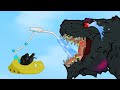 GODZILLA &amp; KONG Rescue Tooth GODZILLA EARTH:Battle of Decay Tooth FUNNY | Godzilla Cartoon Movies