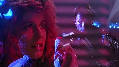 The Terminator (1984) Tech-Noir Nightclub Scene (Arnold Schwarzenegger)