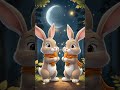 both rabbits eat carrots