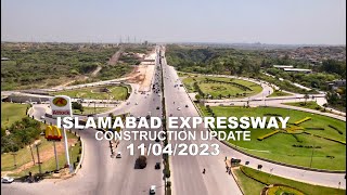 Islamabad Expressway Construction Update | DRONE FLIGHT Gulberg Green to DHA/T Chowk | 