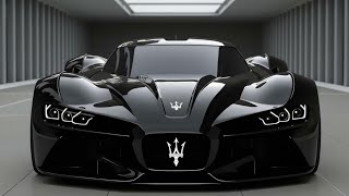 Maserati Birdcage 75Th Black 700 Hp Futuristic Hypercar Future Cars Technologies Ai