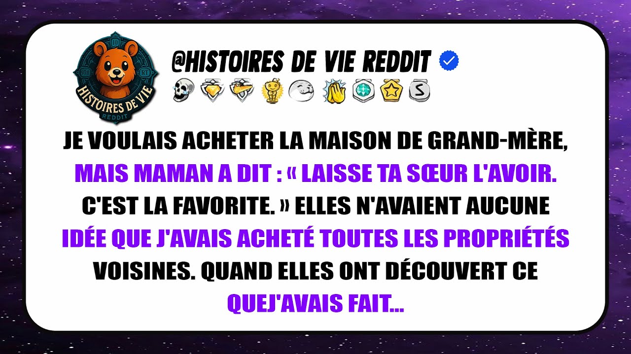 Je Voulais Acheter La Maison De Grand-Mère, Mais J'Ai Acheté Toutes Les Propriétés Voisines...