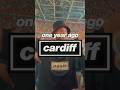 One year ago today - Cardiff 🏴󠁧󠁢󠁷󠁬󠁳󠁿