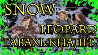 Snow Leopard Tabaxi Variant [D&D] + Khajiit [Elder Scrolls] My Favourite Big Cat! Dungeons & Dragons