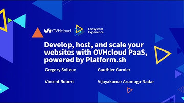 Develop, host, and scale your websites with OVHcloud PaaS, powered by Platform.sh