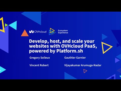 Develop, host, and scale your websites with OVHcloud PaaS, powered by Platform.sh