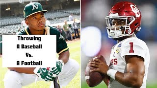 Throwing A Baseball vs. A Football