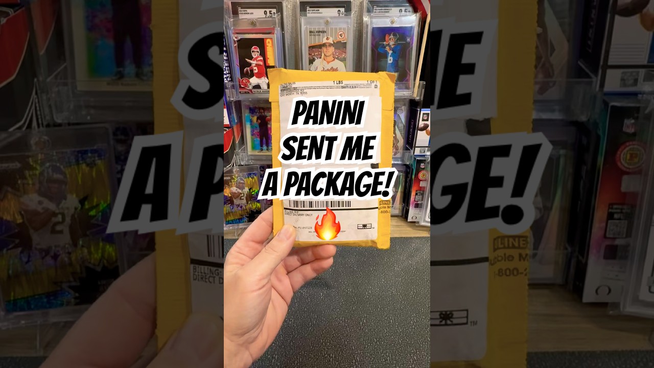 MAIL FROM PANINI! 🔥 #panini #unboxing #shorts