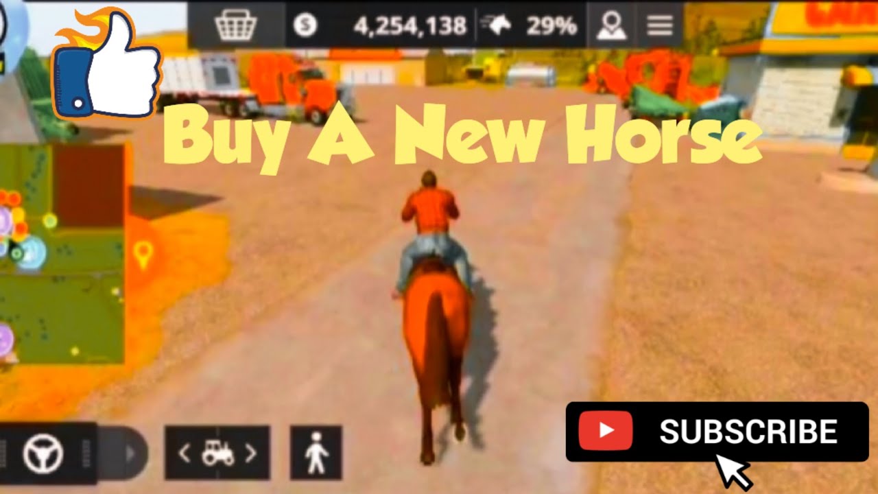 How to buy, transport and RIDE horse in farming simulator 20| fs 20 horse guide hind
