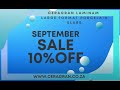 CERAGRAN LAMINAM SALE ON NOW !!!! 10% Discount in September