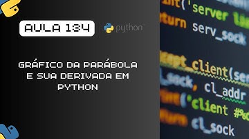 Aula 134 - Função Quadrática e Derivada no Mesmo Gráfico