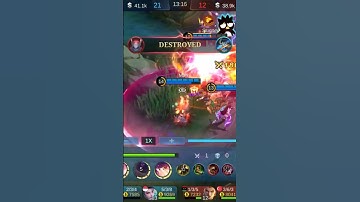 My very first savage😆 #mlbb #ruby #savage #shorts