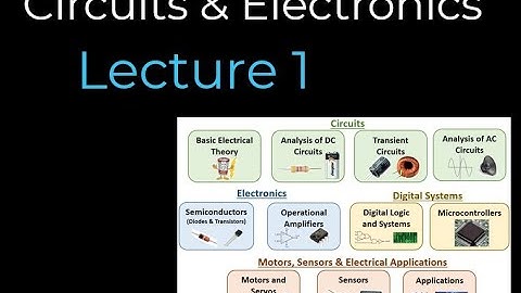 Circuits & Electronics - Lecture 1 (Fall 2020)