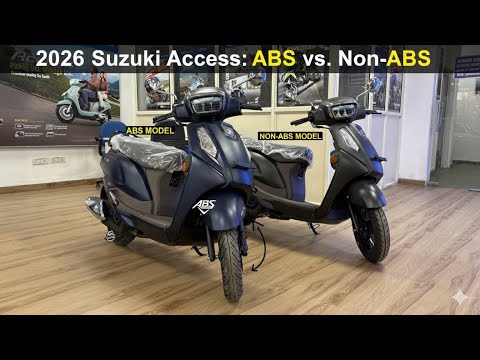 2026 Suzuki Access 125 New ABS Model Vs Non ABS model ! Detailed Comparison