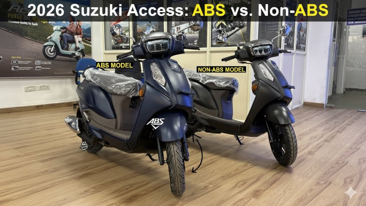 2026 Suzuki Access 125 New ABS Model Vs Non ABS model ! Detailed Comparison 
