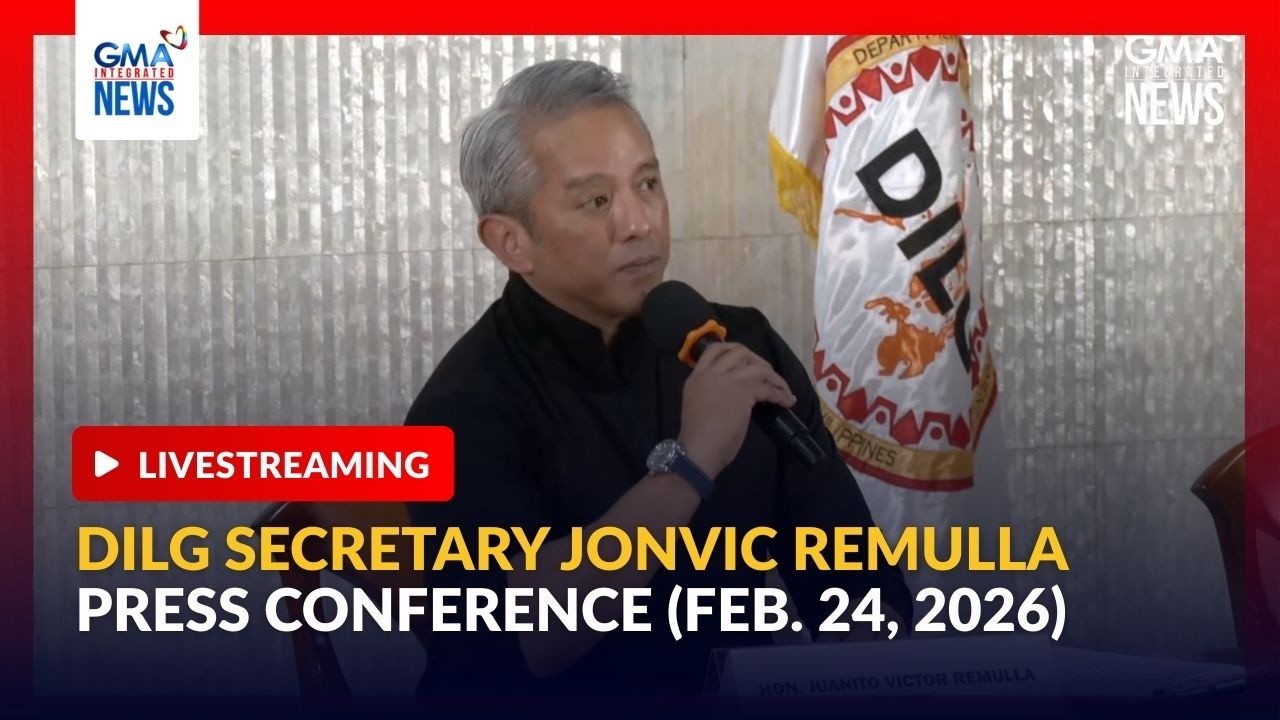 LIVE - DILG Sec. Jonvic Remulla press conference (Feb. 24) - Replay | GMA Integrated News