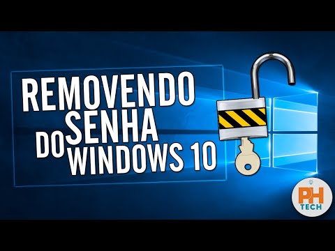 Vídeo: Como Remover A Senha Do Windows 10