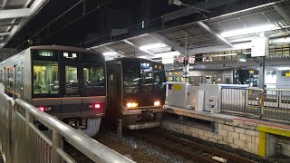 【激レア行き先！】321系D36編成 普通 芦屋行き 高槻発車