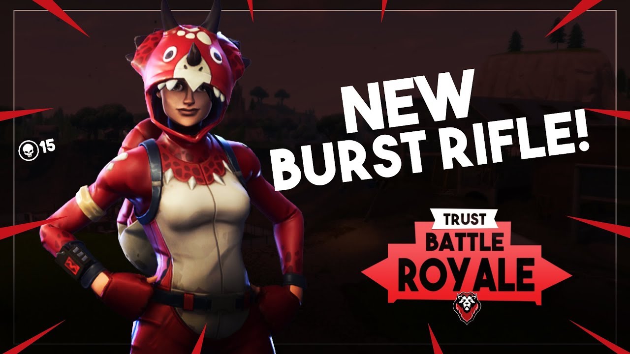 NEW Burst Rifle! Fortnite Battle Royale Gameplay