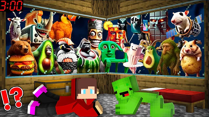 NEW UPDATE ITALIAN BRAINROT ANIMALS vs Security House in Minecraft JJ and Mikey Maizen