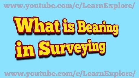 Bearing or Azimuth in Surveying//Concept