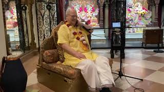 Stephen Knapp's Padma Shri Award Recognition Program at the Temple