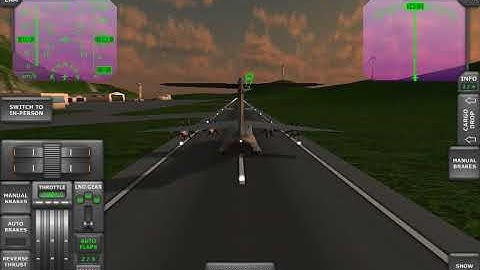 Turboprop Flight Simulator - Airbus A400M Mission - Crash Landing