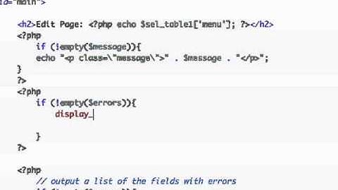 Building a CMS with PHP part 84 - Page Template 5