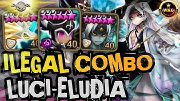 3 SEC LUCIFER-ELUDIA with HANWUL IN RTA SUMMONERS WAR