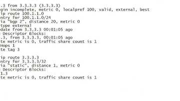 CCNP Route 642-902 Lecture 26 BGP Concepts Part 3