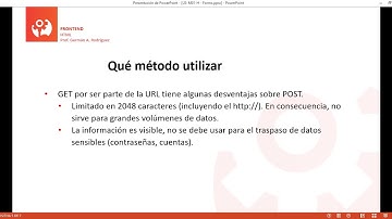 Curso FrontEnd U3·09 - Insertar formularios - HTML