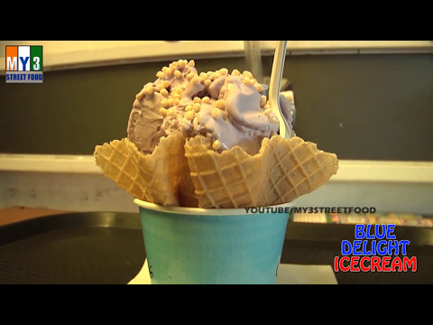 Blue Delight Ice cream | REALLY NEW WAY OF MAKING ICE CREAM street food