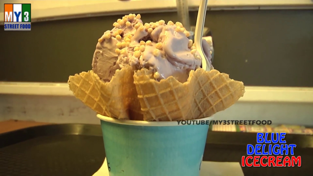 Blue Delight Ice cream | REALLY NEW WAY OF MAKING ICE CREAM street food | STREET FOOD