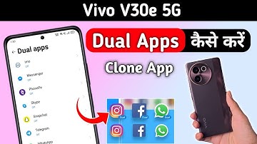 Vivo V30e 5g Dual App Setting How to Create Dual Apps in Vivo V30e 5g