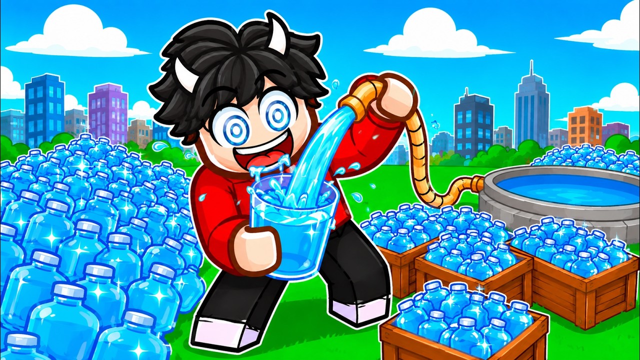 Sådan Samlede Jeg 1.000.000 VAND I Roblox!