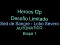 #LordsMobile Desafio Limitado Sed de Sangre Lobo Severo Etapa 1 AUTOMATICO Heroes F2P Free to Play