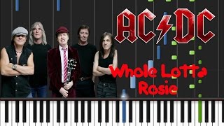 AC/DC - Whole Lotta Rosie Synthesia Tutorial
