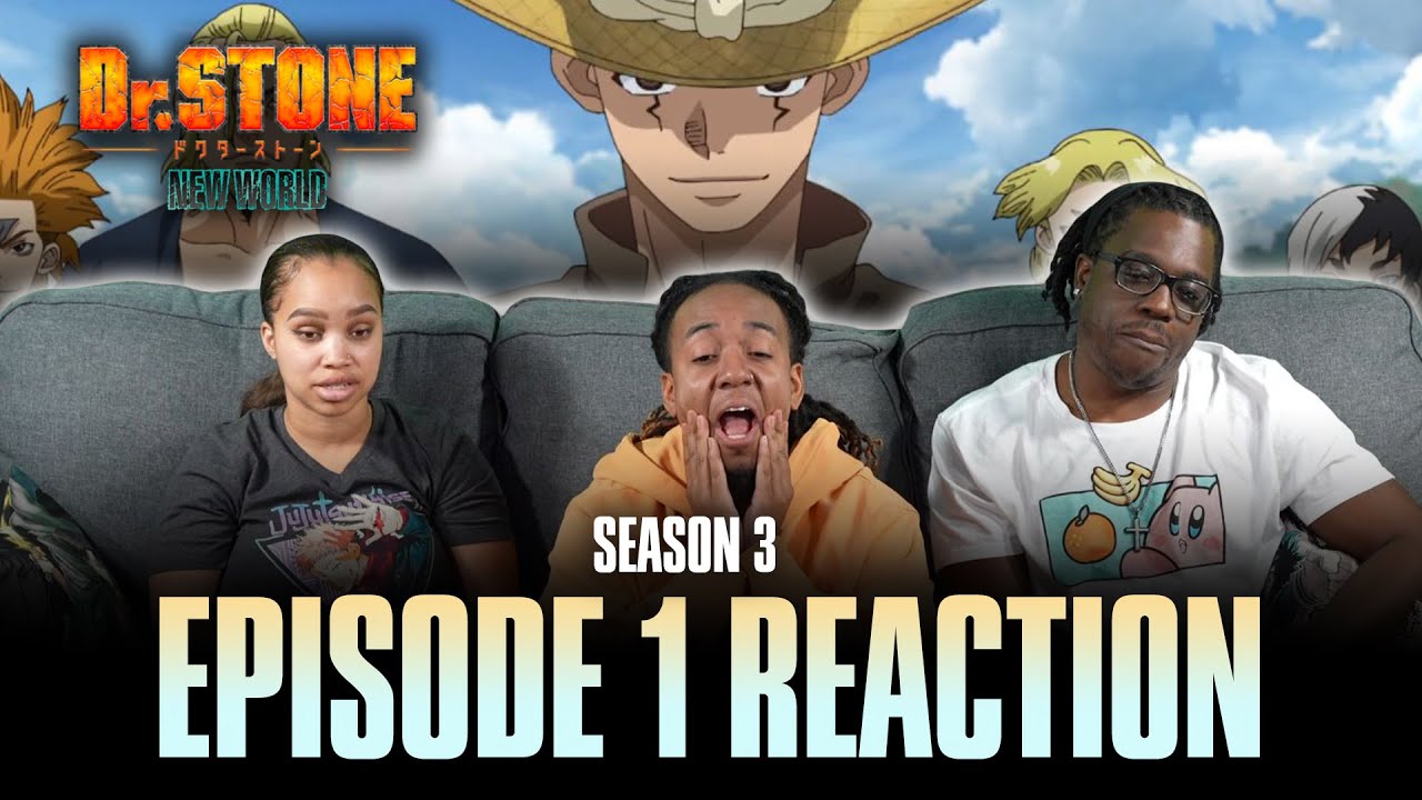 REACT: DR. STONE 3 TEMPORADA Episódio 1/MAPA DO NOVO MUNDO! 