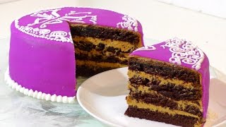 Самый вкусный ШОКОЛАДНЫЙ ТОРТ. The most delicious chocolate cake. Самый вкусный ШОКОЛАДНЫЙ ТОРТ. The most delicious chocolate cake.
