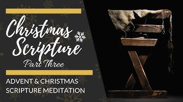 CHRISTMAS Scripture Reading - PART 3 | Advent Meditation w/ Bible Verses & Music