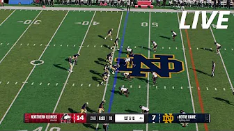 NCAAF LIVE🔴Notre Dame vs.Northern Illinois|7th September 2024|College Football Week 2 Full Game thumbnail