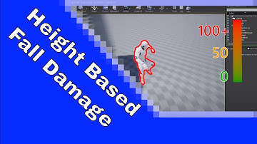 Unreal Engine 4 Height Proportional Fall Damage System Tutorial