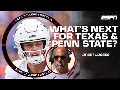 What's next for Penn State & Texas after upset losses to UCLA & Florida⁉️ (@ATT) | The CFB Show