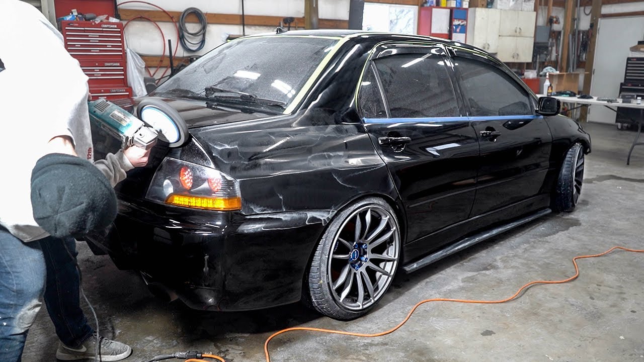 Detailing a Mitsubishi Evolution - YouTube