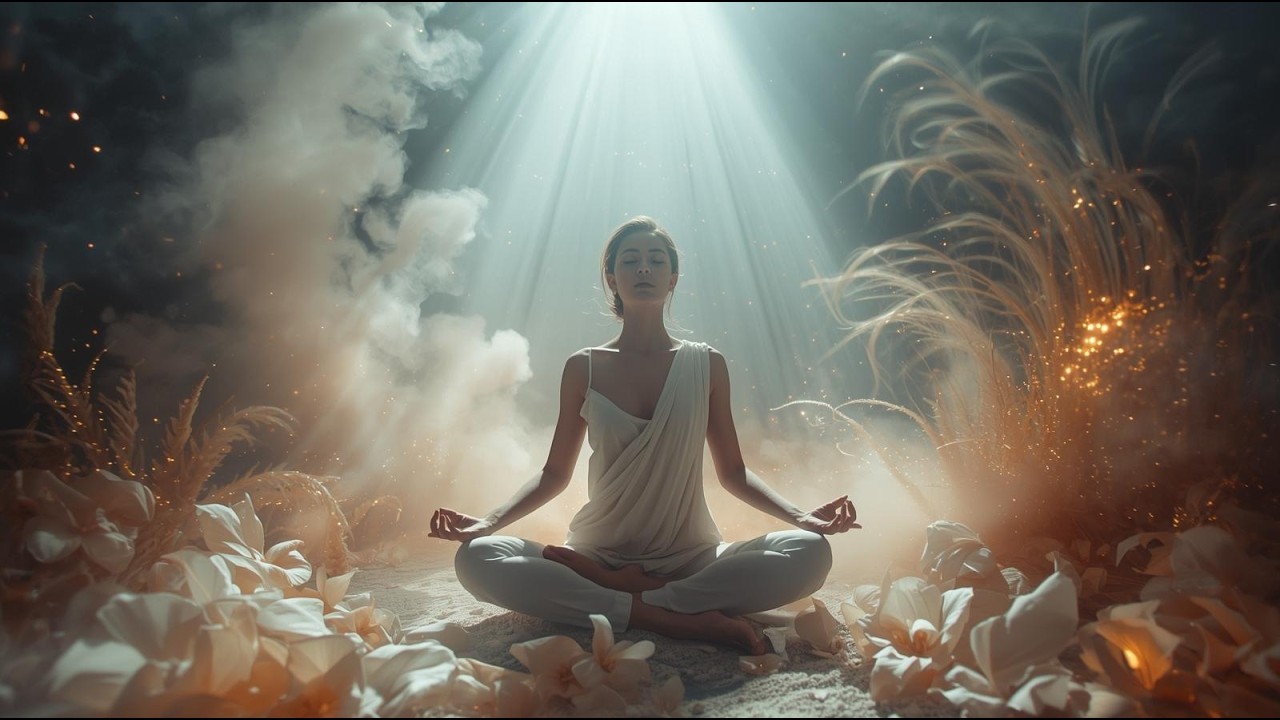 Música de meditación para relajar cuerpo y mente, música de energía positiva, música relajante.