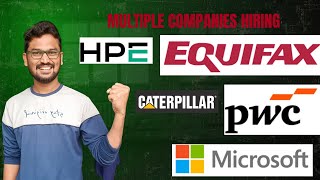 🚨 MASS HIRING ALERT! Google, Microsoft, PwC, NTT Data & Equifax Hiring NOW | Freshers & Experienced
