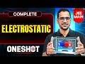 Complete ELECTROSTATIC in One Shot || All Concepts & PYQ's || JEE Main