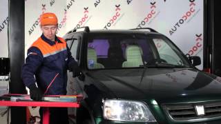 Kaip pakeisti Priekinių valytyvų gumelės HONDA CR-V 1 [Pamoka]